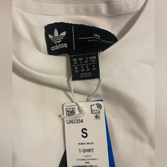 New ADIDAS HER Studio London T-Shirt Top Size Small Hard to Find Discontinued - Picture 12 of 12